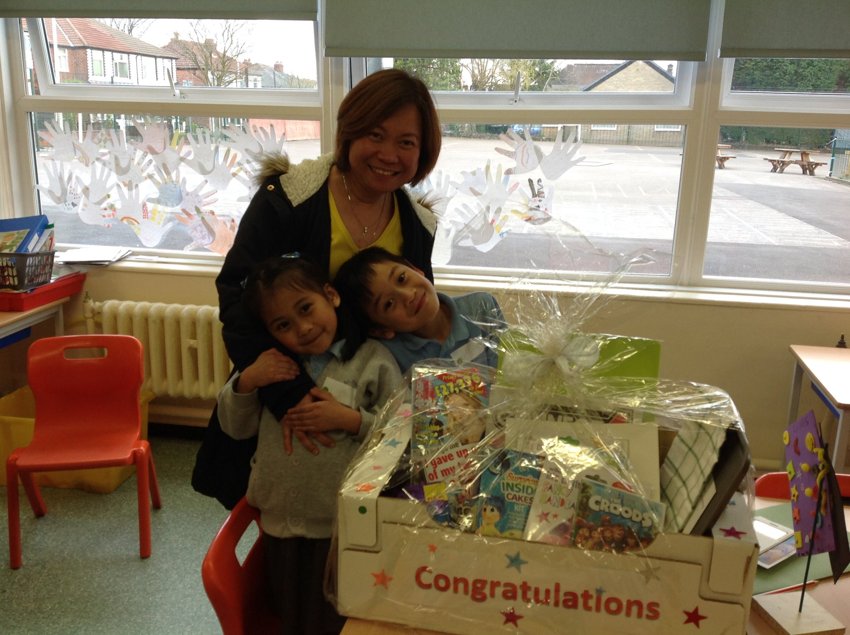 Image of FAST hamper winners from Year 1